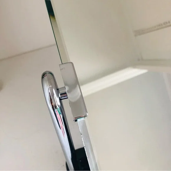 MCM Black and Silver Decorative Mirror RARE - Picture 7 of 9